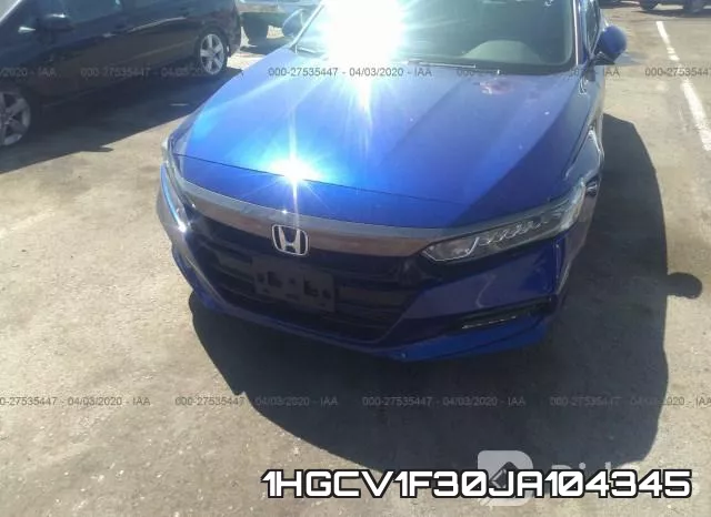 1HGCV1F30JA104345 фото 7