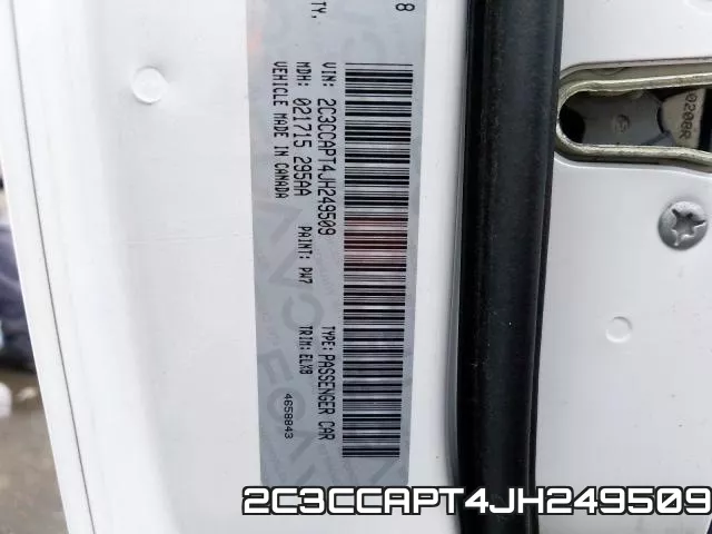 2C3CCAPT4JH249509 фото 2