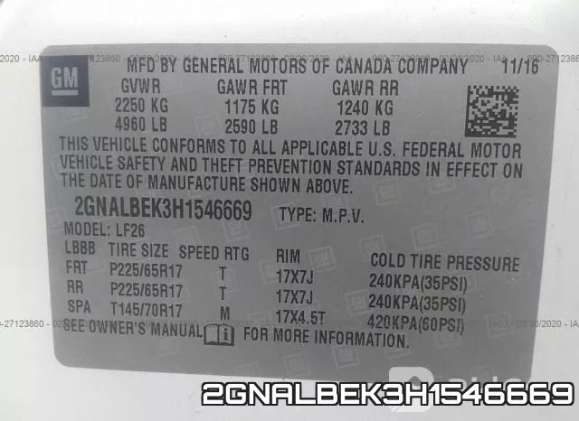 2GNALBEK3H1546669 фото 10