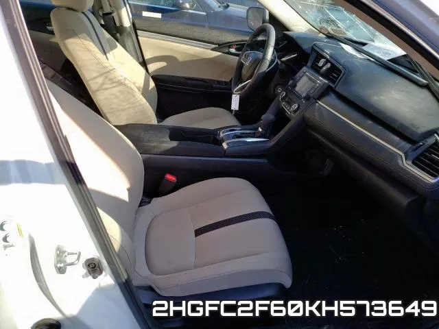 2HGFC2F60KH573649 фото 6