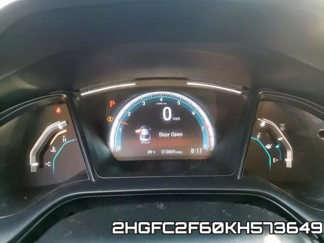 2HGFC2F60KH573649 фото 9