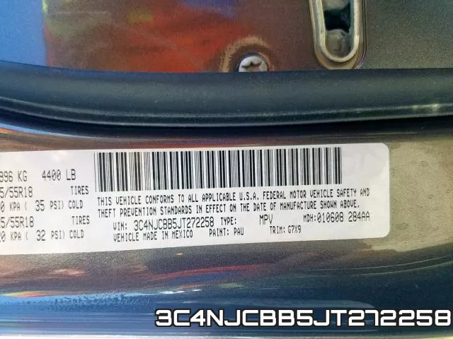 3C4NJCBB5JT272258 фото 2