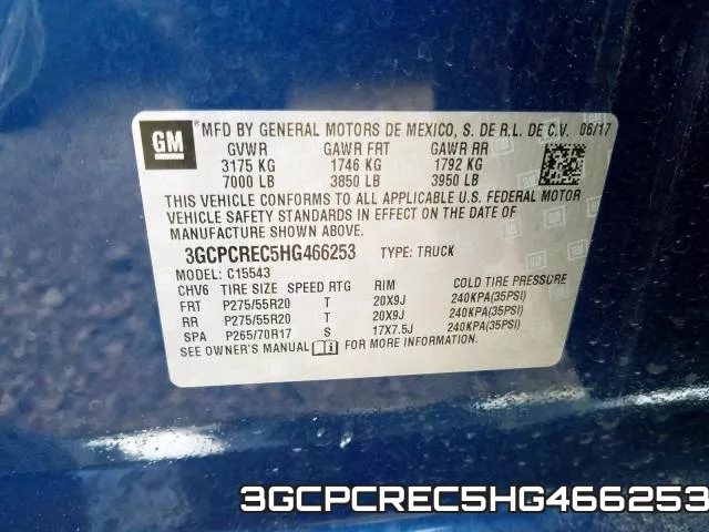 3GCPCREC5HG466253 фото 2