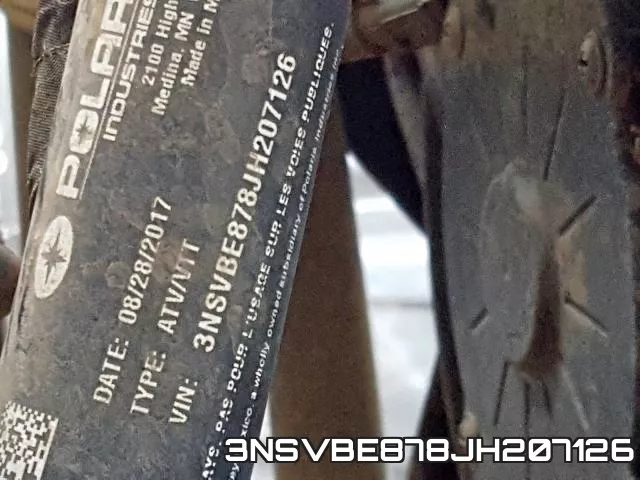 3NSVBE878JH207126 фото 2