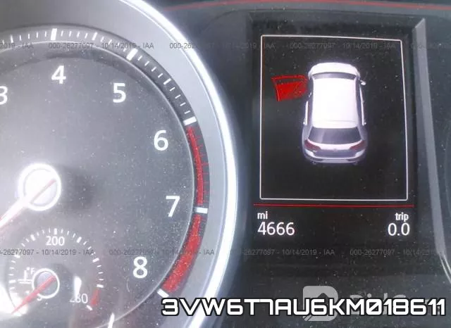 3VW6T7AU6KM018611 фото 8