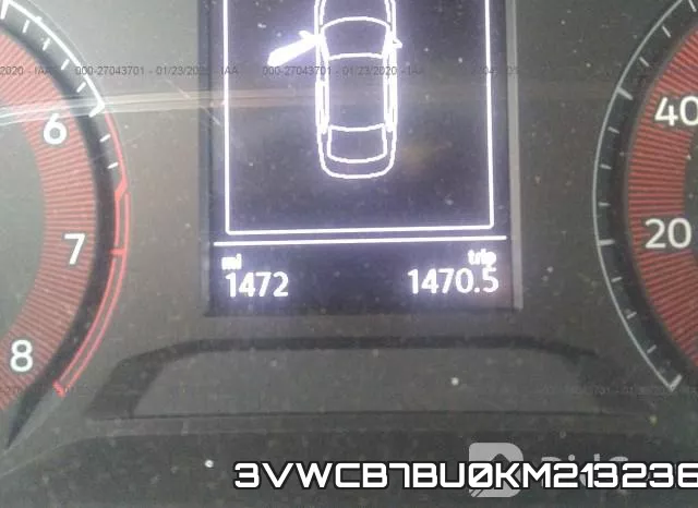3VWCB7BU0KM213236 фото 8