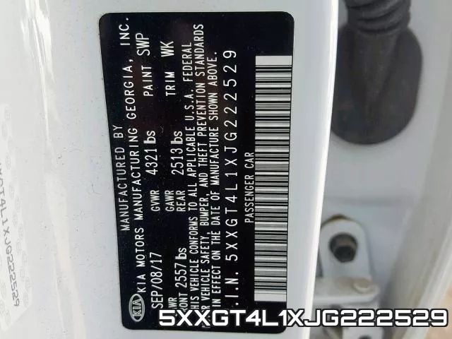 5XXGT4L1XJG222529 фото 2