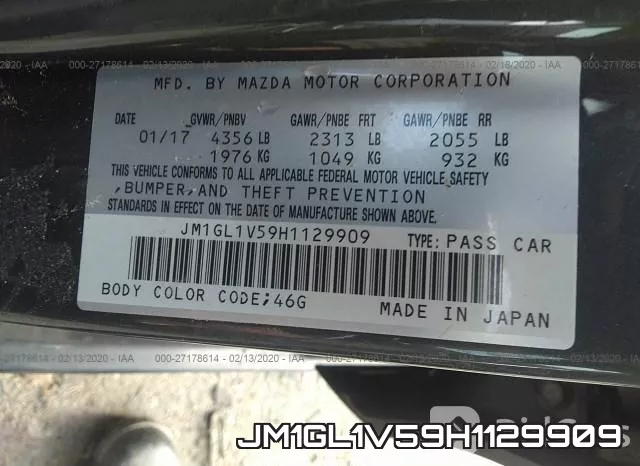 JM1GL1V59H1129909 фото 10