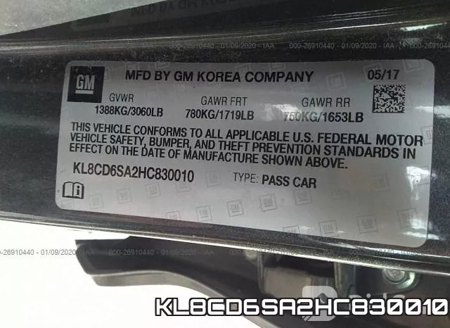 KL8CD6SA2HC830010 фото 10