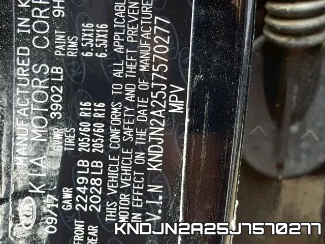 KNDJN2A25J7570277 фото 2