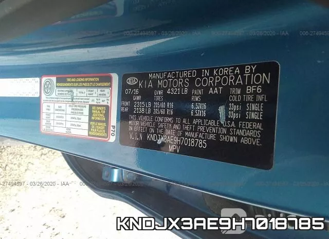 KNDJX3AE9H7018785 фото 10
