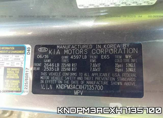 KNDPM3ACXH7135700 фото 10