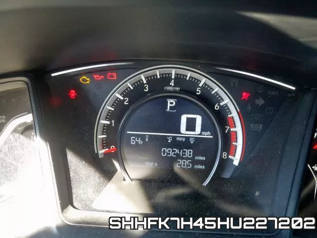 SHHFK7H45HU227202 фото 9
