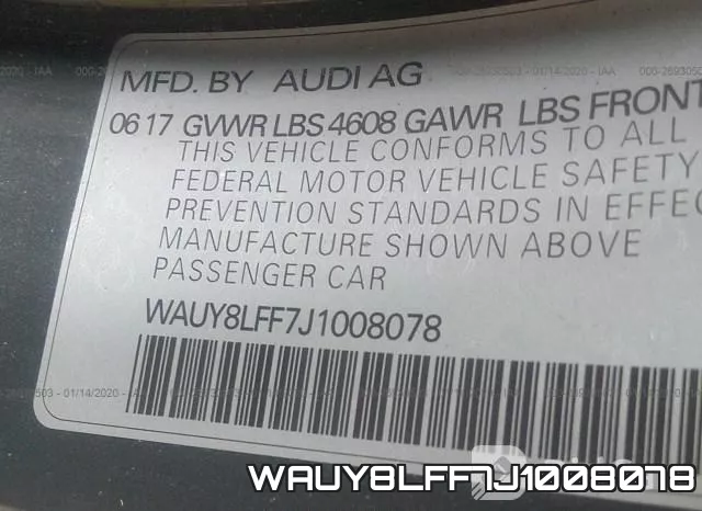 WAUY8LFF7J1008078 фото 10