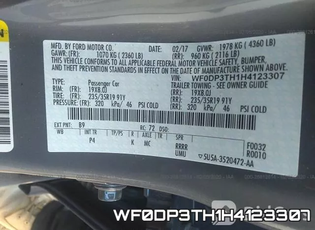 WF0DP3TH1H4123307 фото 10