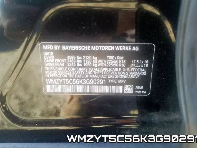 WMZYT5C56K3G90291 фото 2