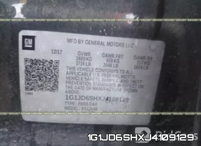 1G1JD6SHXJ4109129 фото 10
