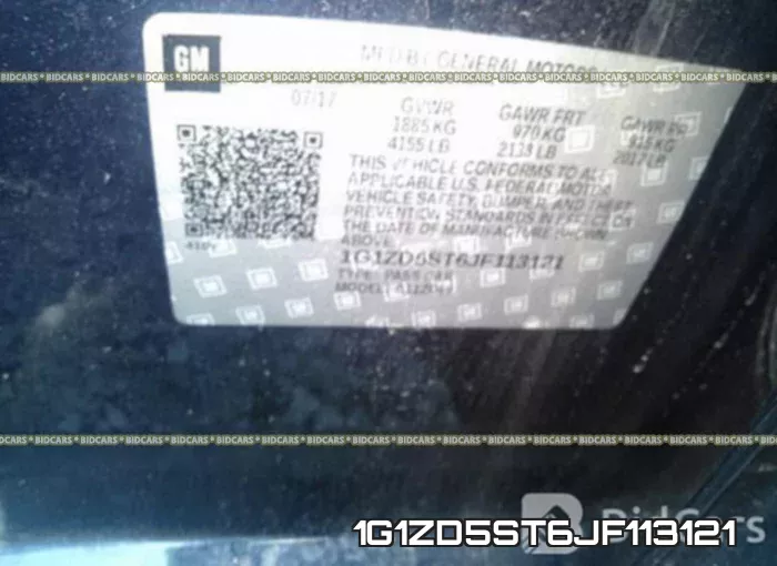1G1ZD5ST6JF113121 фото 10