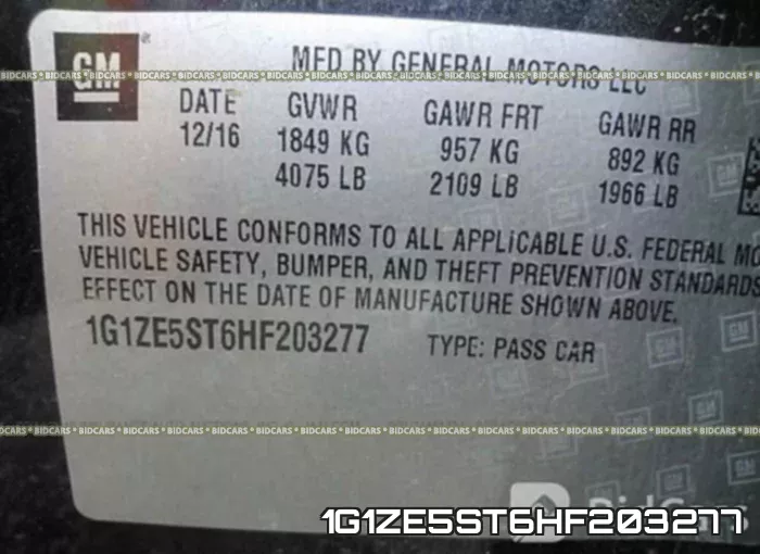 1G1ZE5ST6HF203277 фото 10