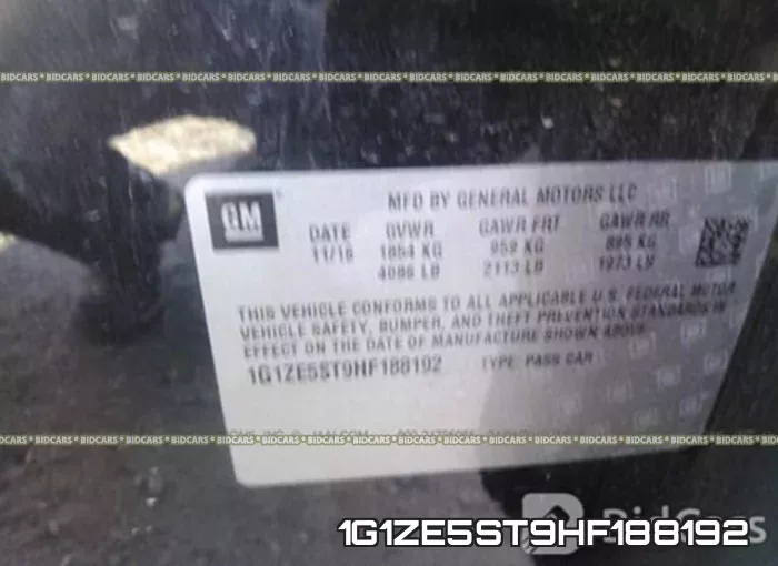 1G1ZE5ST9HF188192 фото 10