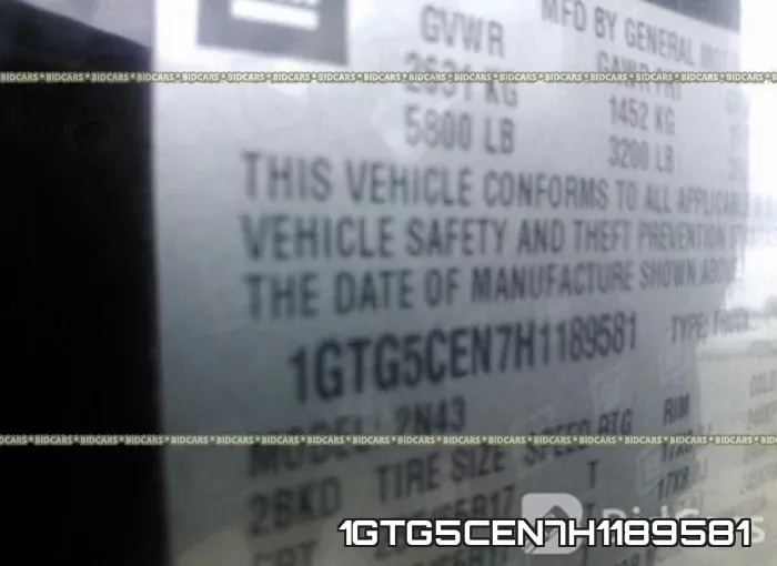 1GTG5CEN7H1189581 фото 10
