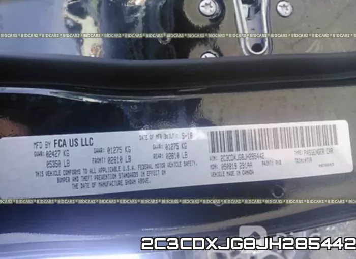 2C3CDXJG8JH285442 фото 10