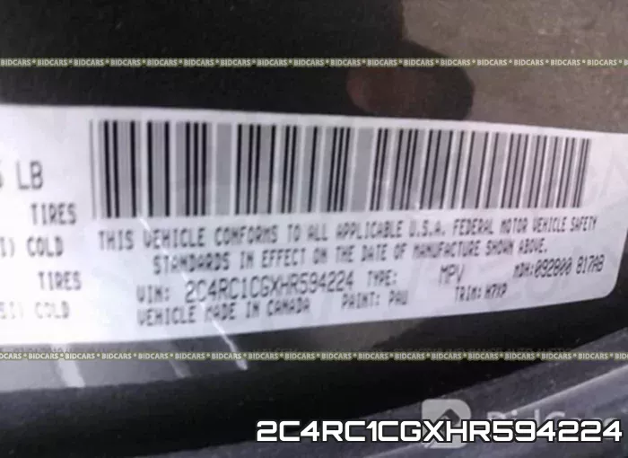 2C4RC1CGXHR594224 фото 10