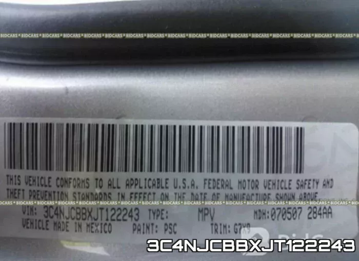 3C4NJCBBXJT122243 фото 10