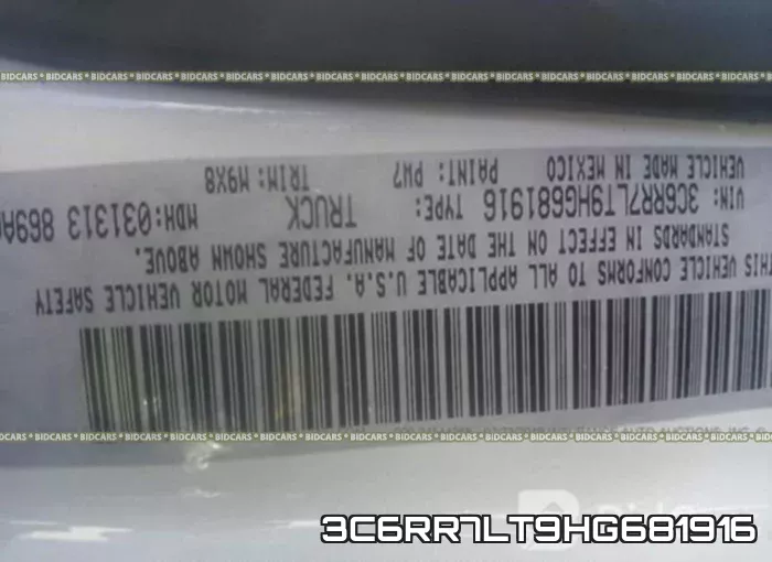 3C6RR7LT9HG681916 фото 10