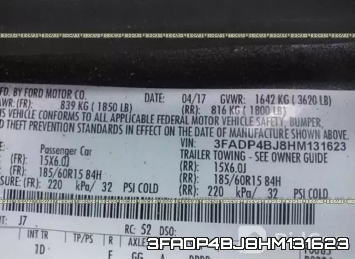3FADP4BJ8HM131623 фото 10