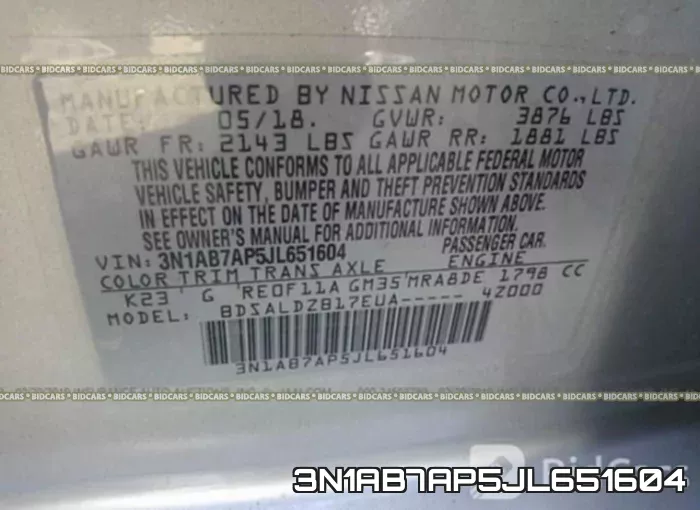 3N1AB7AP5JL651604 фото 10