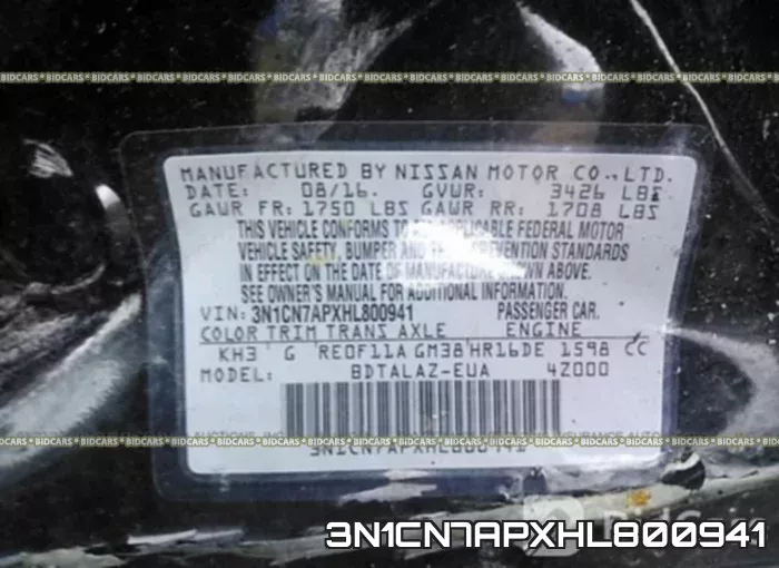 3N1CN7APXHL800941 фото 9