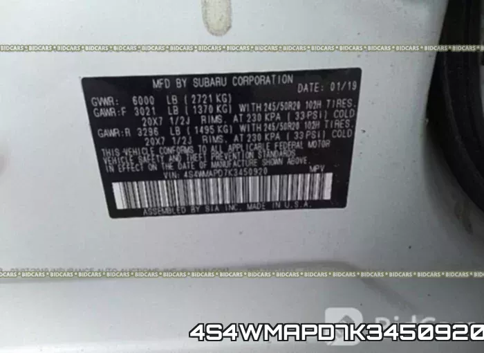4S4WMAPD7K3450920 фото 10