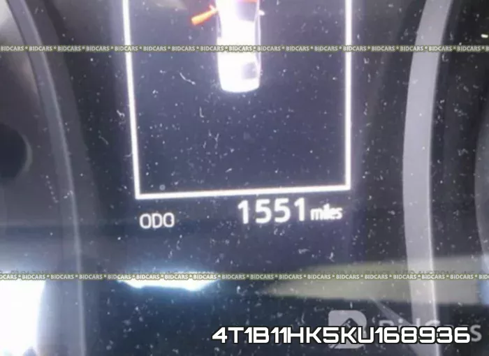 4T1B11HK5KU168936 фото 8