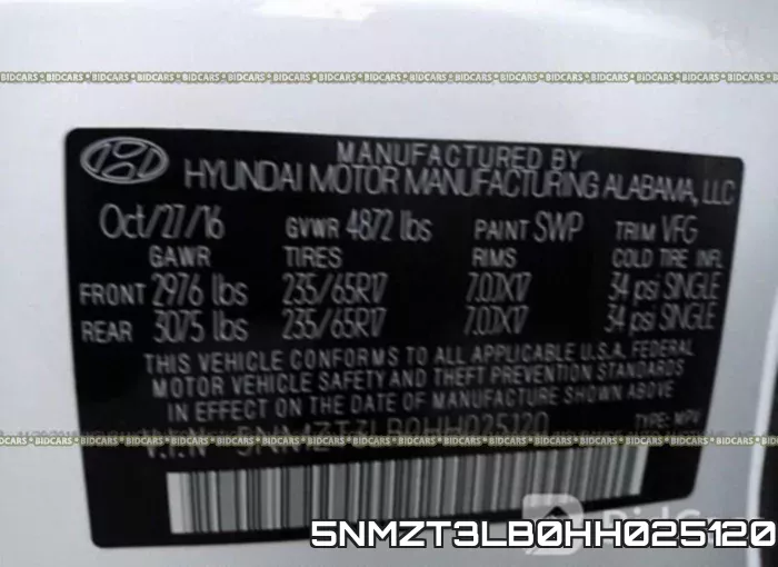 5NMZT3LB0HH025120 фото 10
