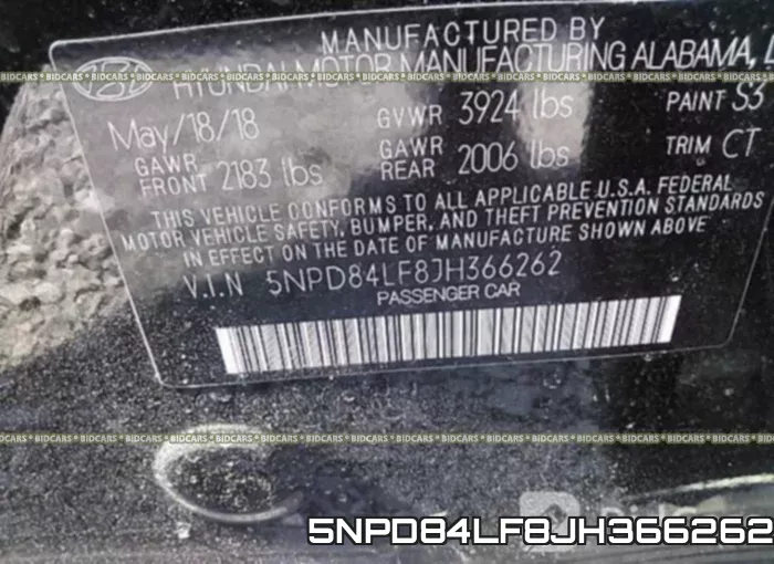 5NPD84LF8JH366262 фото 10