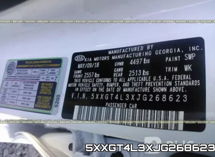 5XXGT4L3XJG268623 фото 10