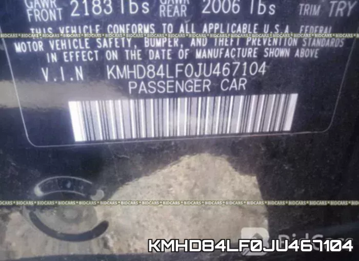 KMHD84LF0JU467104 фото 10