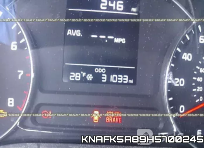 KNAFK5A89H5700245 фото 8
