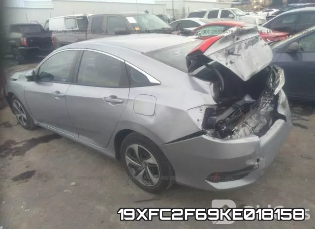 19XFC2F69KE018158 фото 4