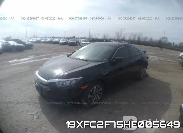 19XFC2F75HE005649 фото 3