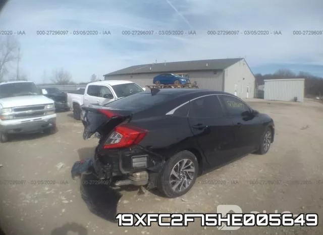 19XFC2F75HE005649 фото 5