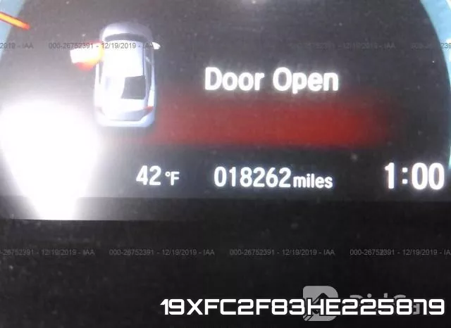 19XFC2F83HE225879 фото 8