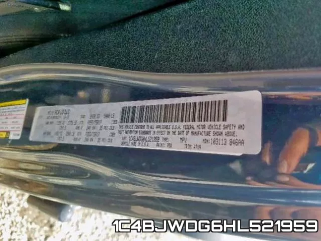 1C4BJWDG6HL521959 фото 2