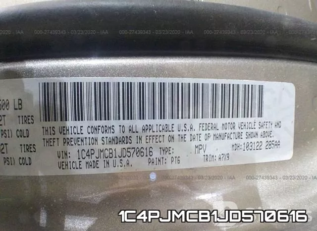 1C4PJMCB1JD570616 фото 10