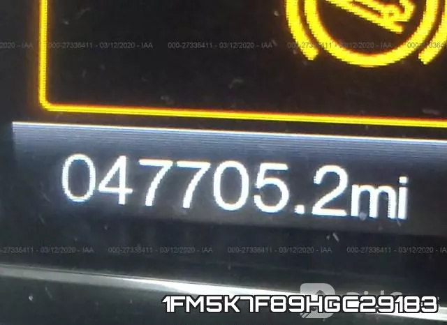 1FM5K7F89HGC29183 фото 8