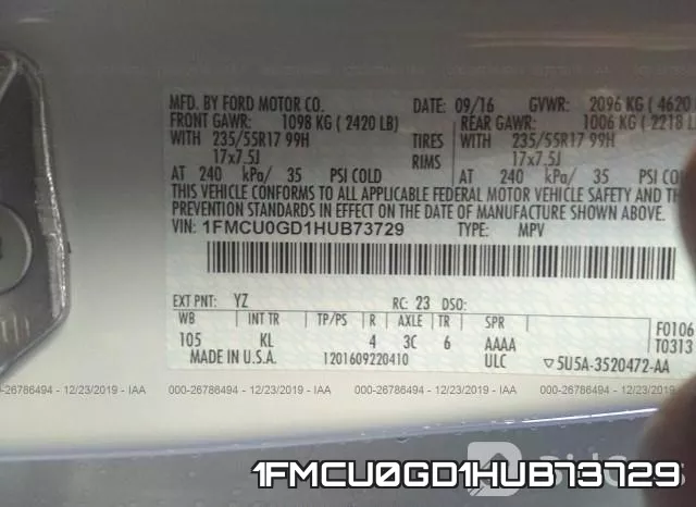 1FMCU0GD1HUB73729 фото 10