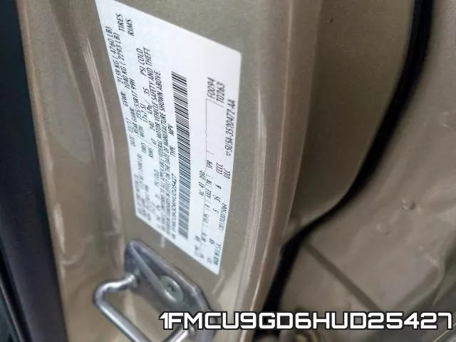 1FMCU9GD6HUD25427 фото 2