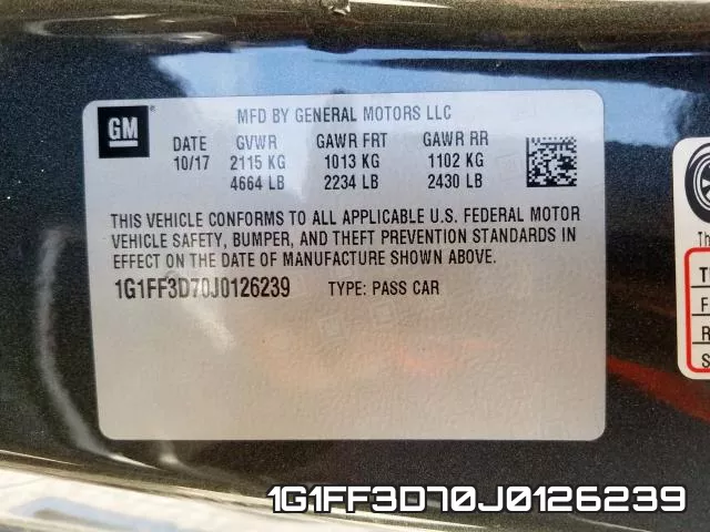 1G1FF3D70J0126239 фото 2