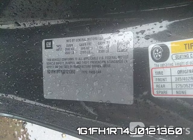 1G1FH1R74J0121360 фото 10